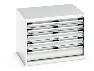 Bott100% extension Drawer units 800 x 650 for Labs and Test facilities Bott Cubio 5 Drawer Cabinet 800Wx650Dx600mmH